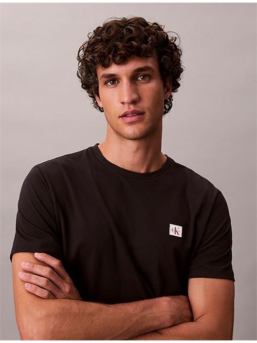 ss badge 30s jersey classic tee CALVIN KLEIN JEANS | LV04RC272GUB1